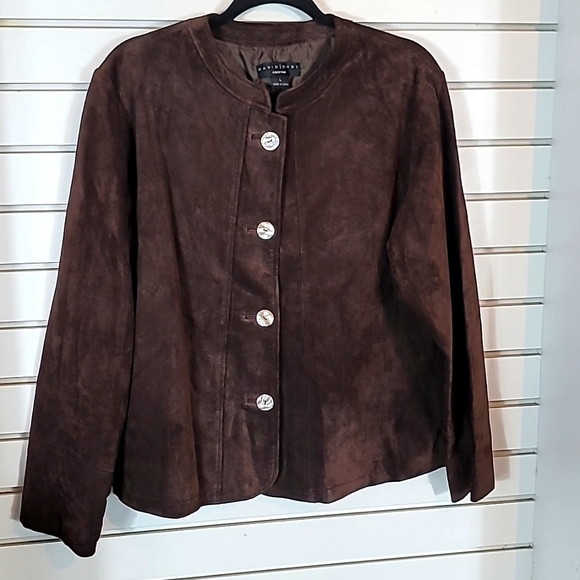 David Dart Jackets & Coats David Dart Brown Suede Large Jacket